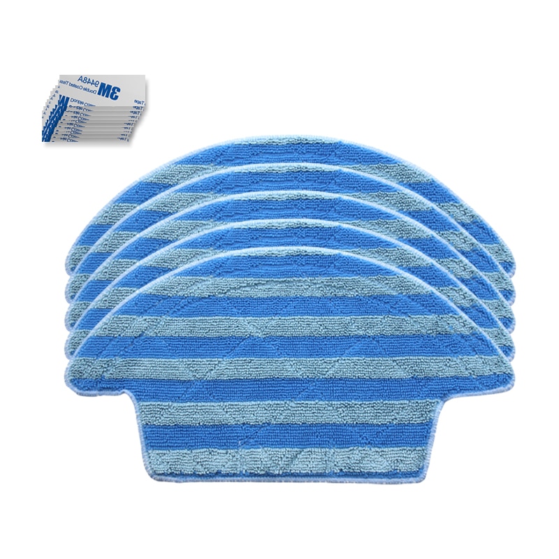 Primary Filter Side Brush Mop Rag Magic Tape Hepa Filter For Chuwi ilife V55 Pro Robot Vacuum Cleaner Replacement Spare Parts-Set 15. 