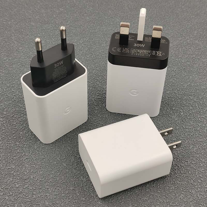 Original Google Pixel 7 6 Pro 30W EU/US/UK Fast Charger Wall Power Travel Adapter USB Type C Cable For Google Pixel 5 6 7 Pro 6A. 