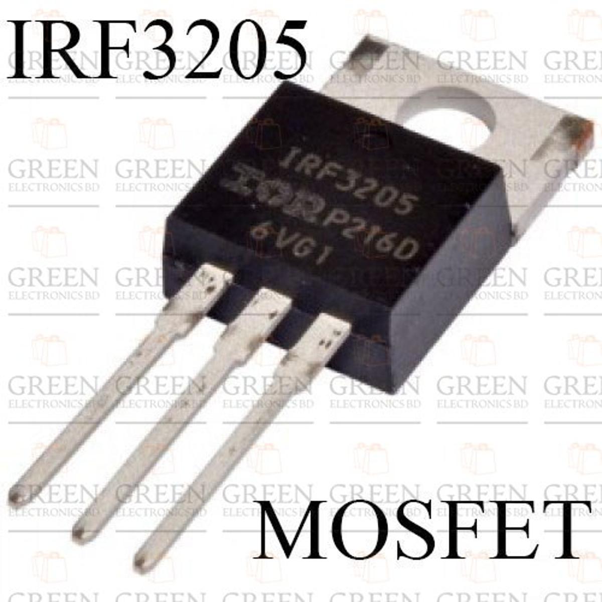 IRF3205 MOSFET IC A High-Quality Class A IRF 3205 N Channel Power MOSFET 3 Pin Transistor IC for Various Applications - Easy To Use