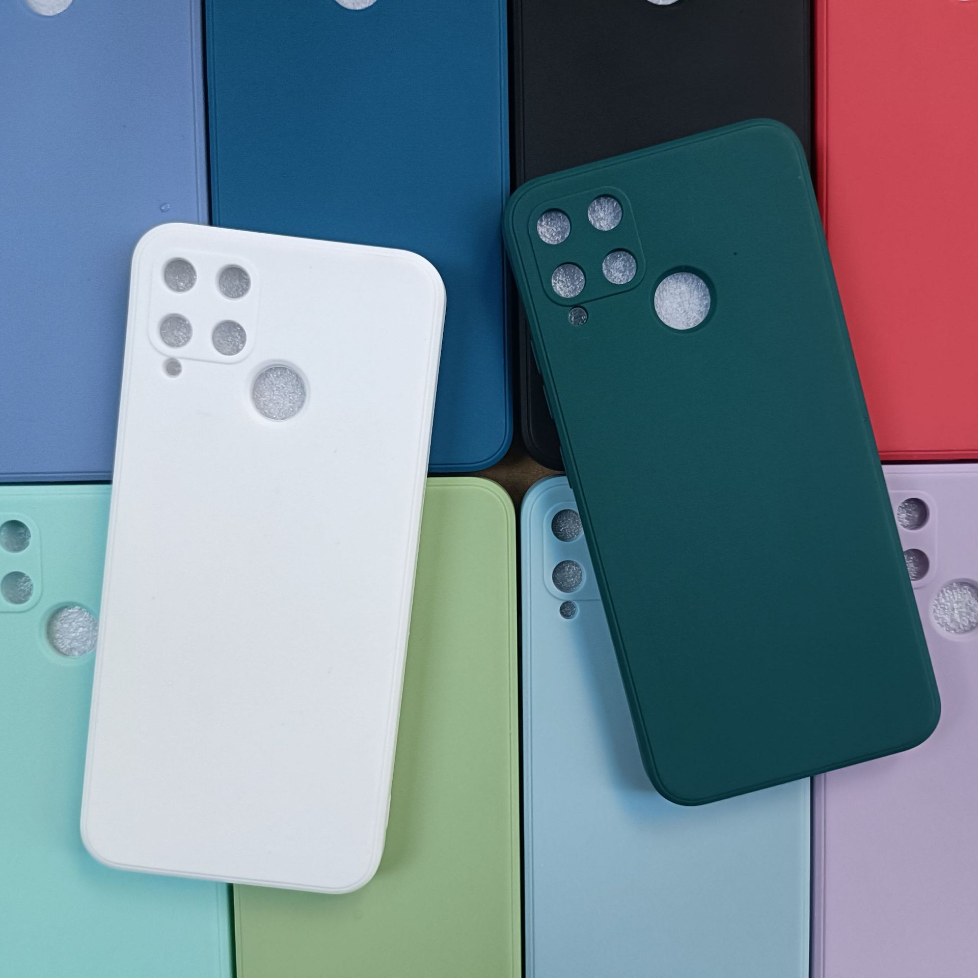 【Solo Yolo】Straight Edge Rubik's Cube Applicable REALME 10 PRO 5G Phone case Solid Color Matte TPU Fine Hole Drop-Resistant Protective Cover