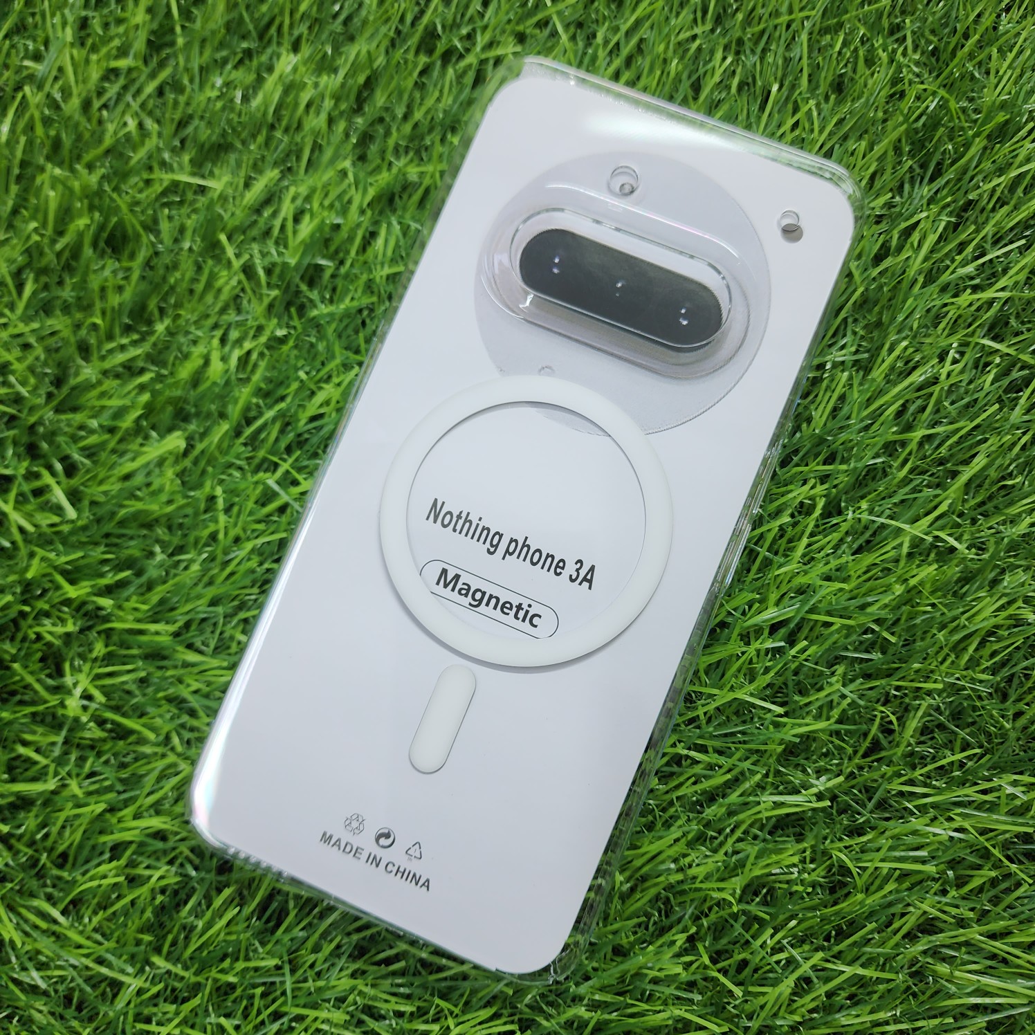 For Nothing Phone 3a Back Cover With Full Premium Antic Yellow Magsafe Design Back Cover Official Look Nothing Phone (3a) Back Case. 