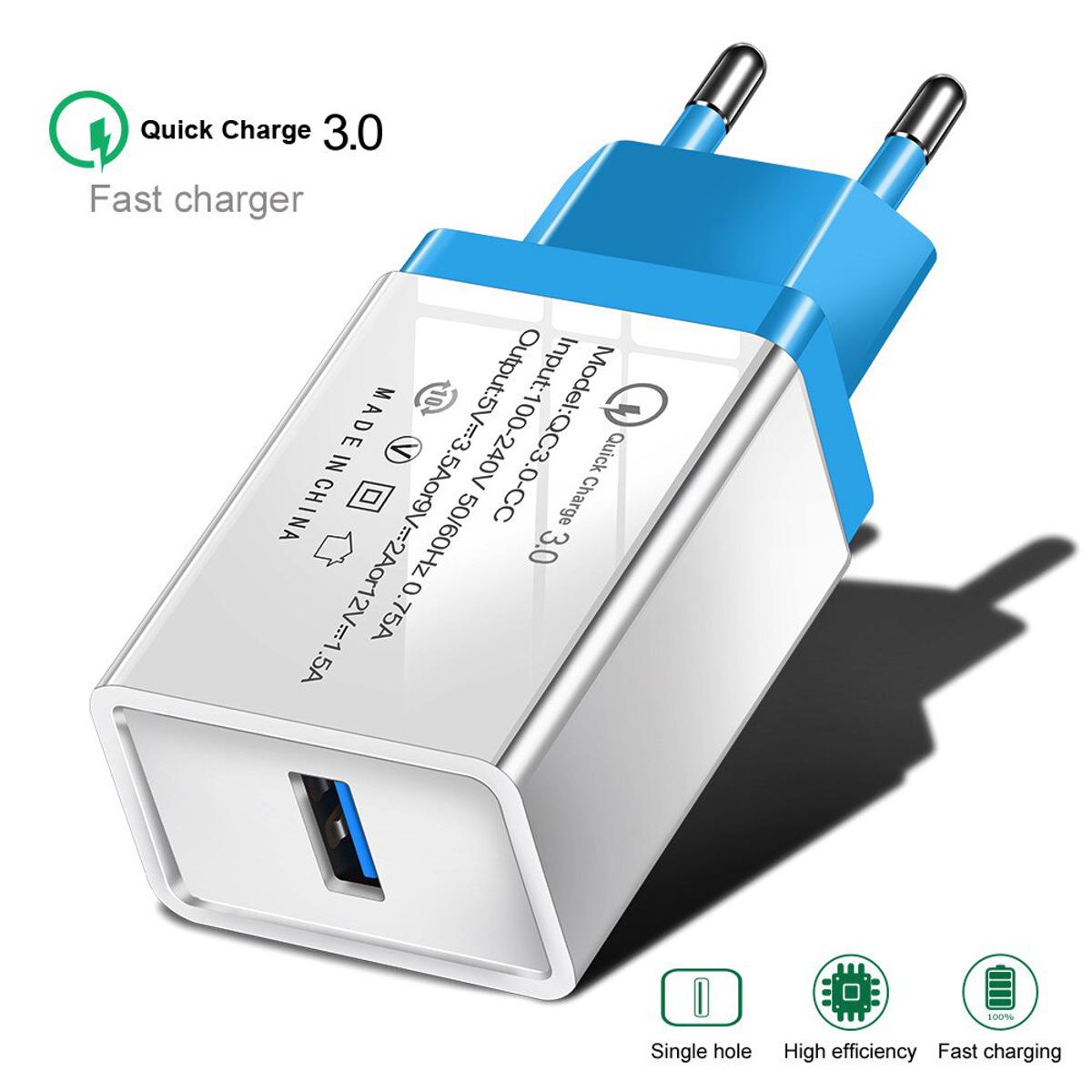【happy one】Quick 3.0 Fast USB Charger For Motorola One Vision G7 Power E6 G5s G5 E4 C Plus Z4 Z3 Z2 Play QC 3.0 Phone Charger