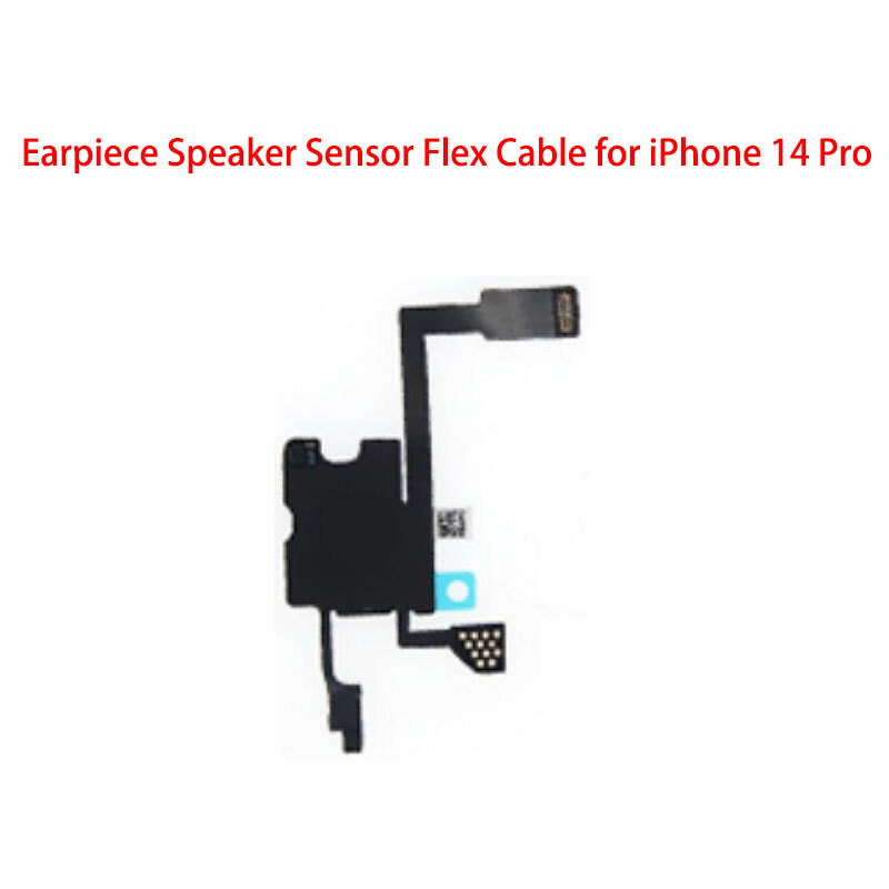 Earpiece Ear Speaker For iPhone 14 Pro Max Plus Sound Receiver Earphone Front Light Sensor Flex Cable. 