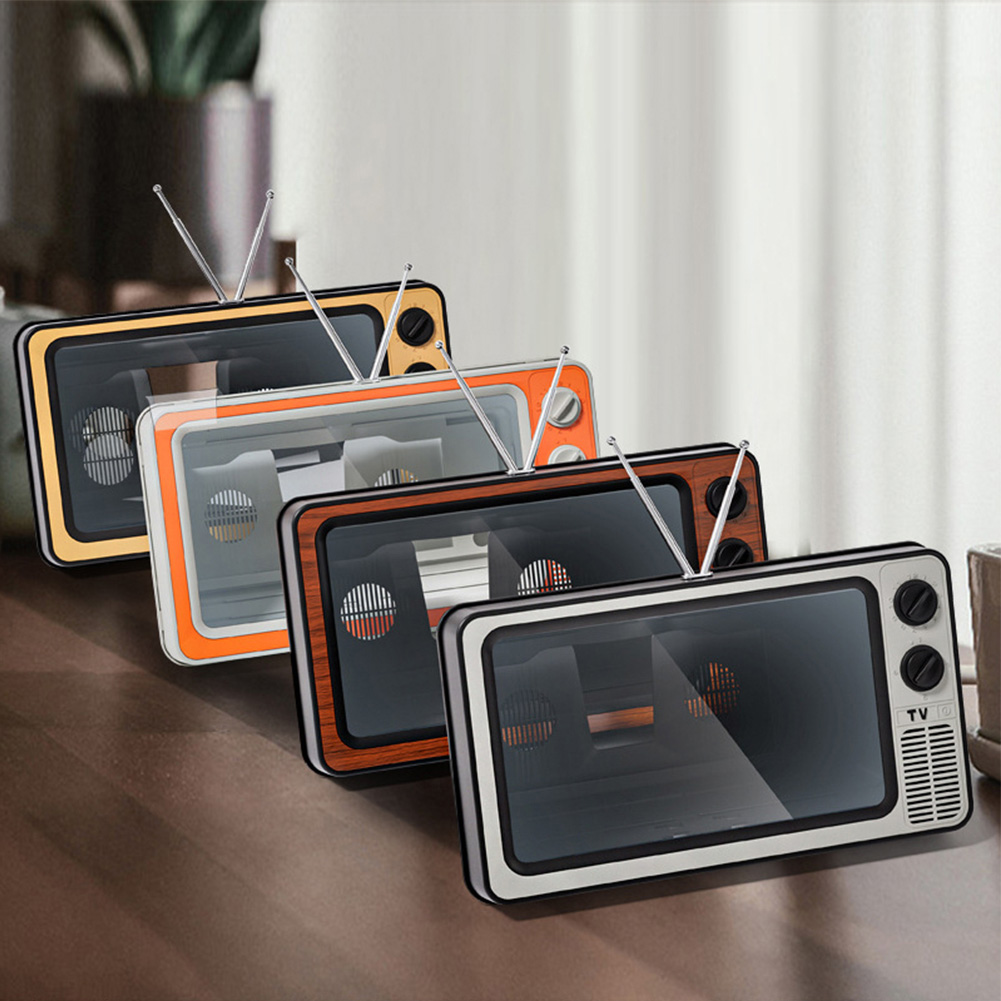 12" Retro TV Amplifier Phone Screen Magnifier Mobile Phone Magnifying Screen Smartphone Screen Magnifier For All Smartphones . 