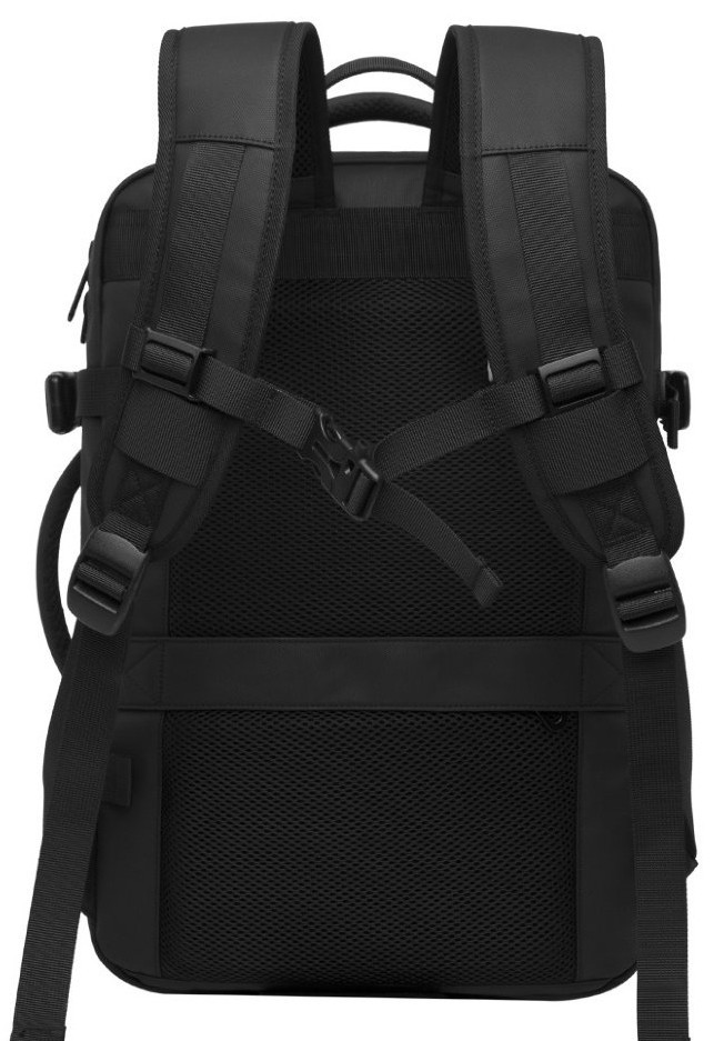 BANGE BG1908D Large Capacity Expandable Multi-Purpose Business & Travel Backpack Laptop Bag for 17.3inch(Black). 