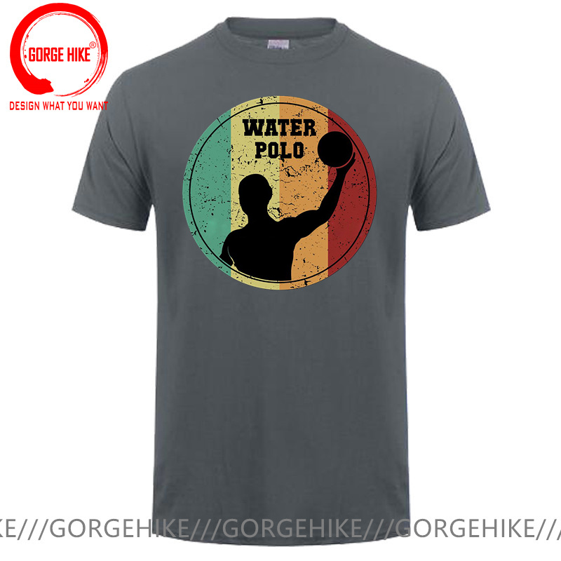 Funny Retro Water Polo Vintage Waterpolo T Shirts Man Summer Sports Game Team Goal Player Streetwear Birthday Gifts T-shirt Men. 