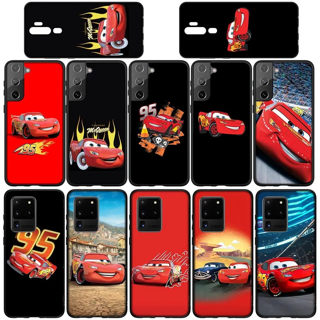 Cars Lightning McQueen 95 Car Phone Cover for VIVO Y11 Y12 Y15 Y17 Y20 Y21 Y33S Y31 Y52S Y51 Y53 Y70 Y74S Y76 Y75 T1 Soft Case. 