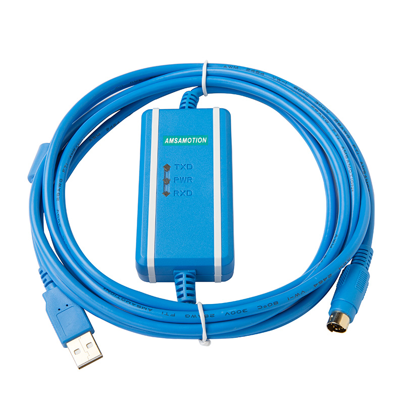 USB-QC30R2 For Mitsubishi Q Series PLC Programming Cable USB/RS232 Download Data Cable Support WIN7/XP. 