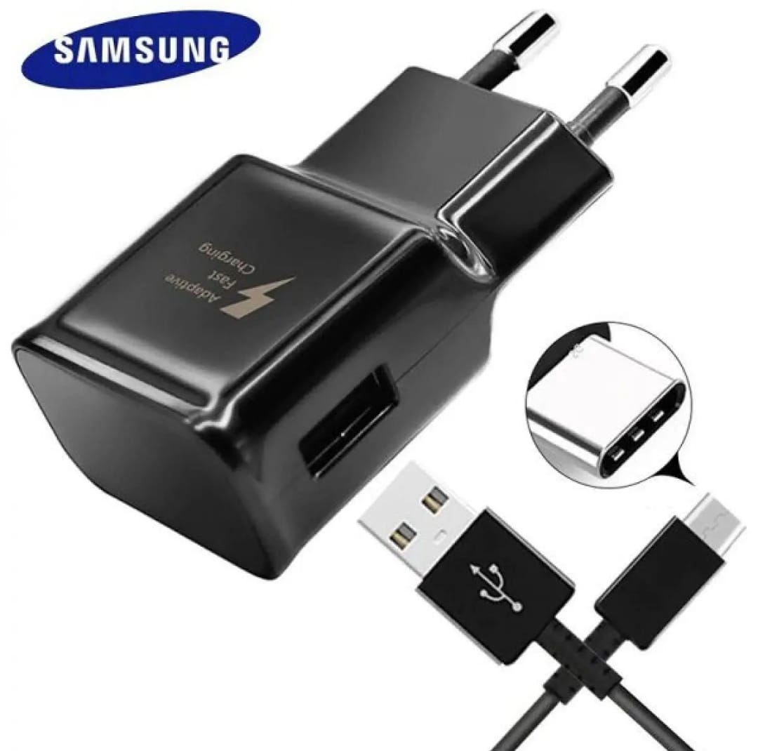 Samsung Fast Charger 15 Watt With Type_C Cable For All Android Mobile Fast Charger