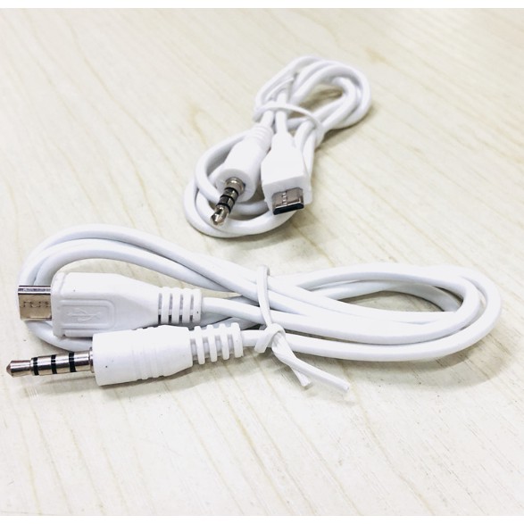 2 PCS Micro USB to 3.5mm AUX Audio Cable for V8 V8s V8 Plus Sound Card. 