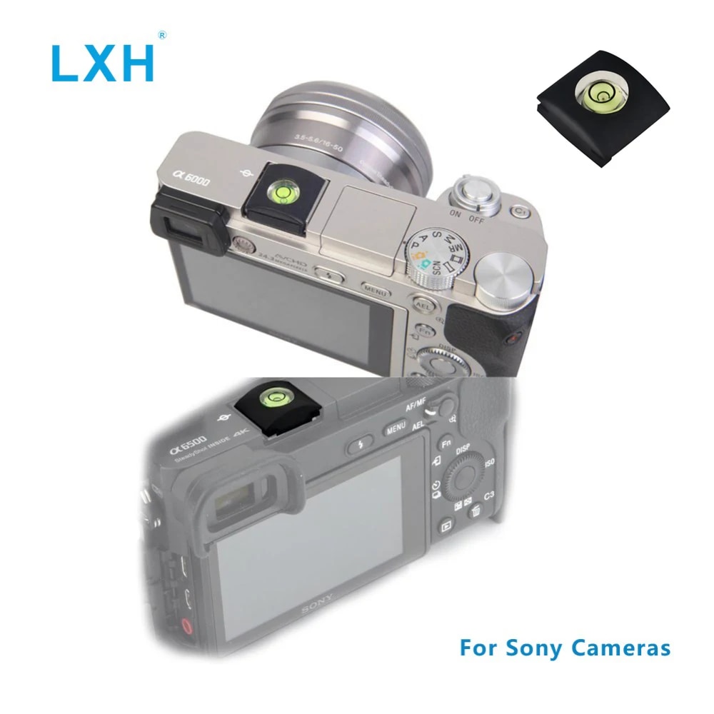 【Lejia】Camera Bubble Level Hot Shoe Protector Cover for for Sony A6000 Fujifilm X100F X100T For Canon EOS. 