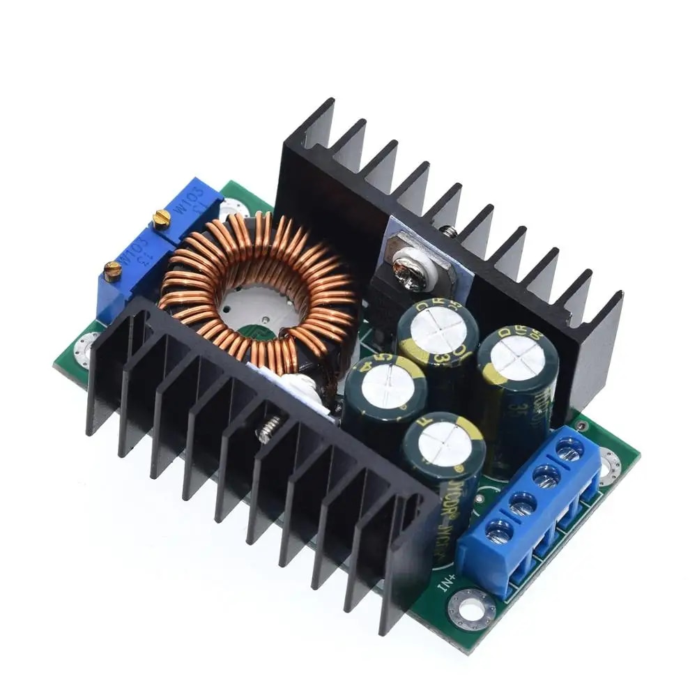 300W XL4016 DC-DC Max 9A Step Down Buck Converter 5-40V To 1.2-35V Adjustable Power Supply Module LED Driver. 