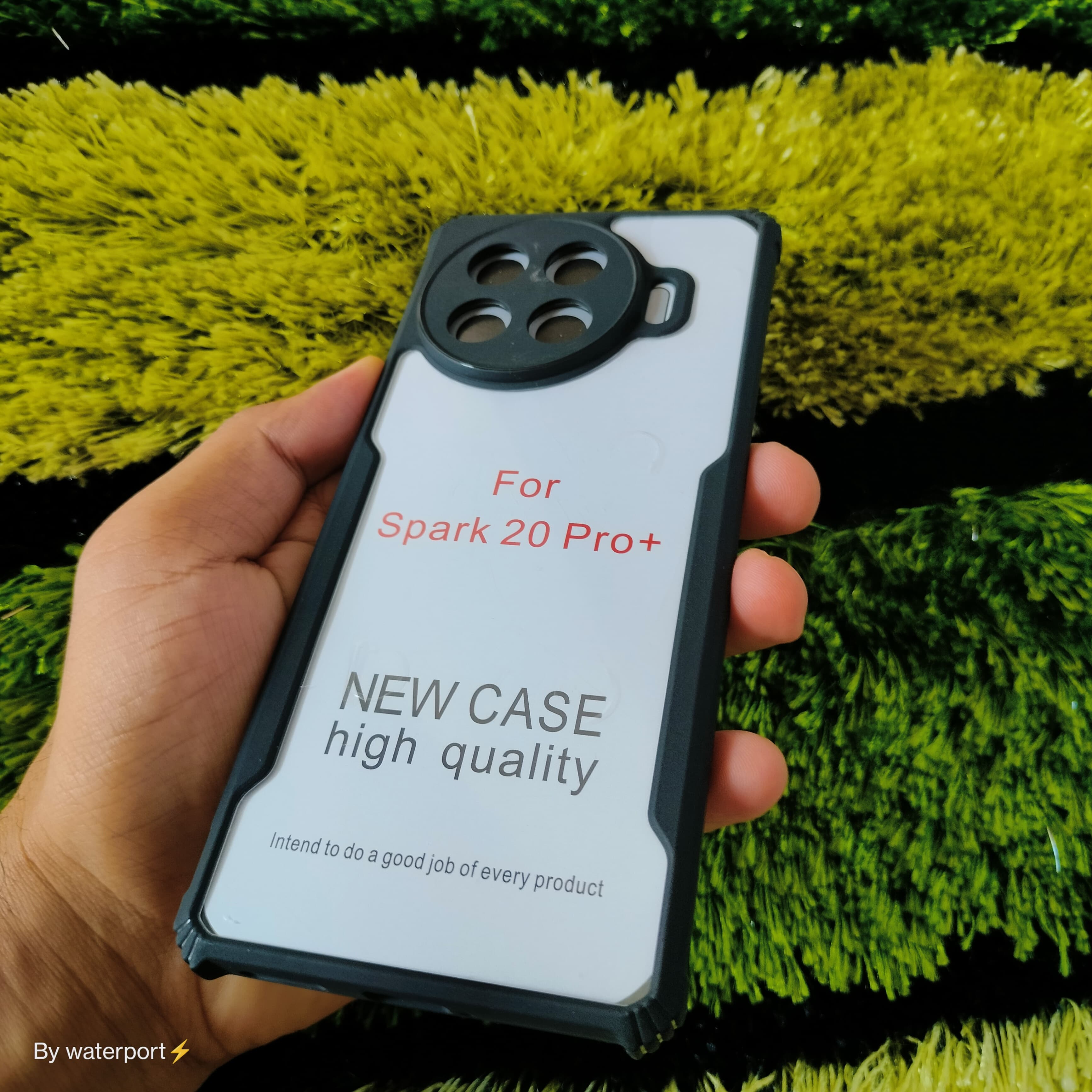 Tecno Spark 20 Pro Plus Back Cover ShockProof Airbinger Longlasting Clear Transparent Hard Case With Camera Bump Protection Tecno Spark20Pro+. 