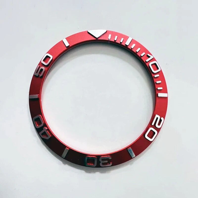 38mm Sloped Metal Bezel Insert Fits Seiko SKX007 SKX009 SRPD SUB Watch Case Inner diameter 30.6mm NH35 Case Diving Bezel Ring. 
