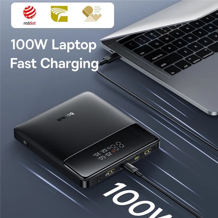 Baseus Blade H1 20000mAh 100W Fast Charging Power Bank with Digital Display. 
