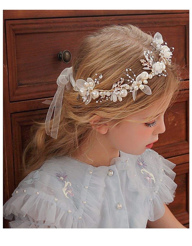 Wedding Hair Accessories, Bridal Hair Vine Bride -Hair Piece Headband Wedding Hairpiece Halo Flower, For Girl. 