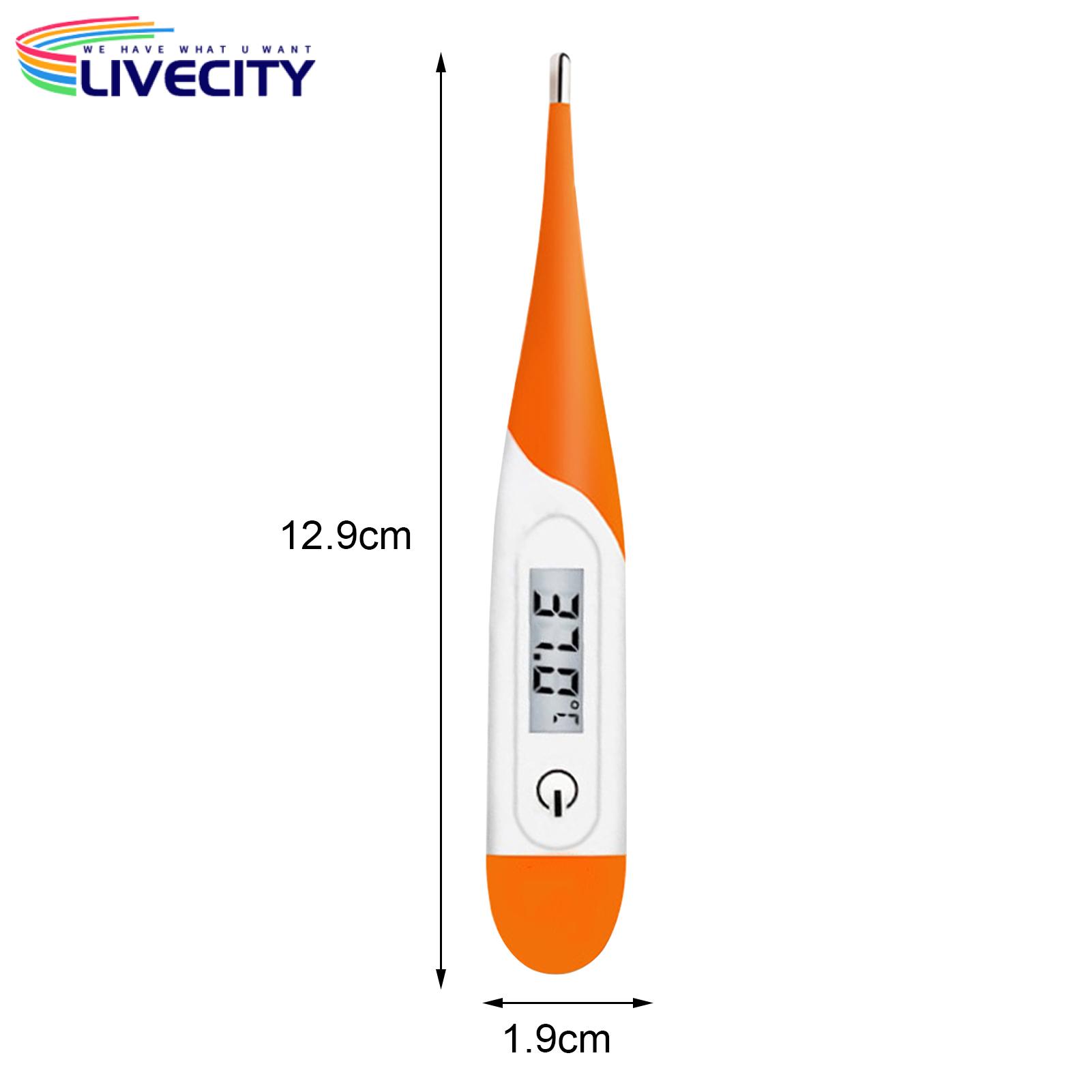 Digital Basal Thermometer Fast Response Digital Thermometer with Large Led Screen for Oral Armpit Use Easy-to-read Electronic Thermometer for Quick Temperature Reading Waterproof Basal Temperature. 
