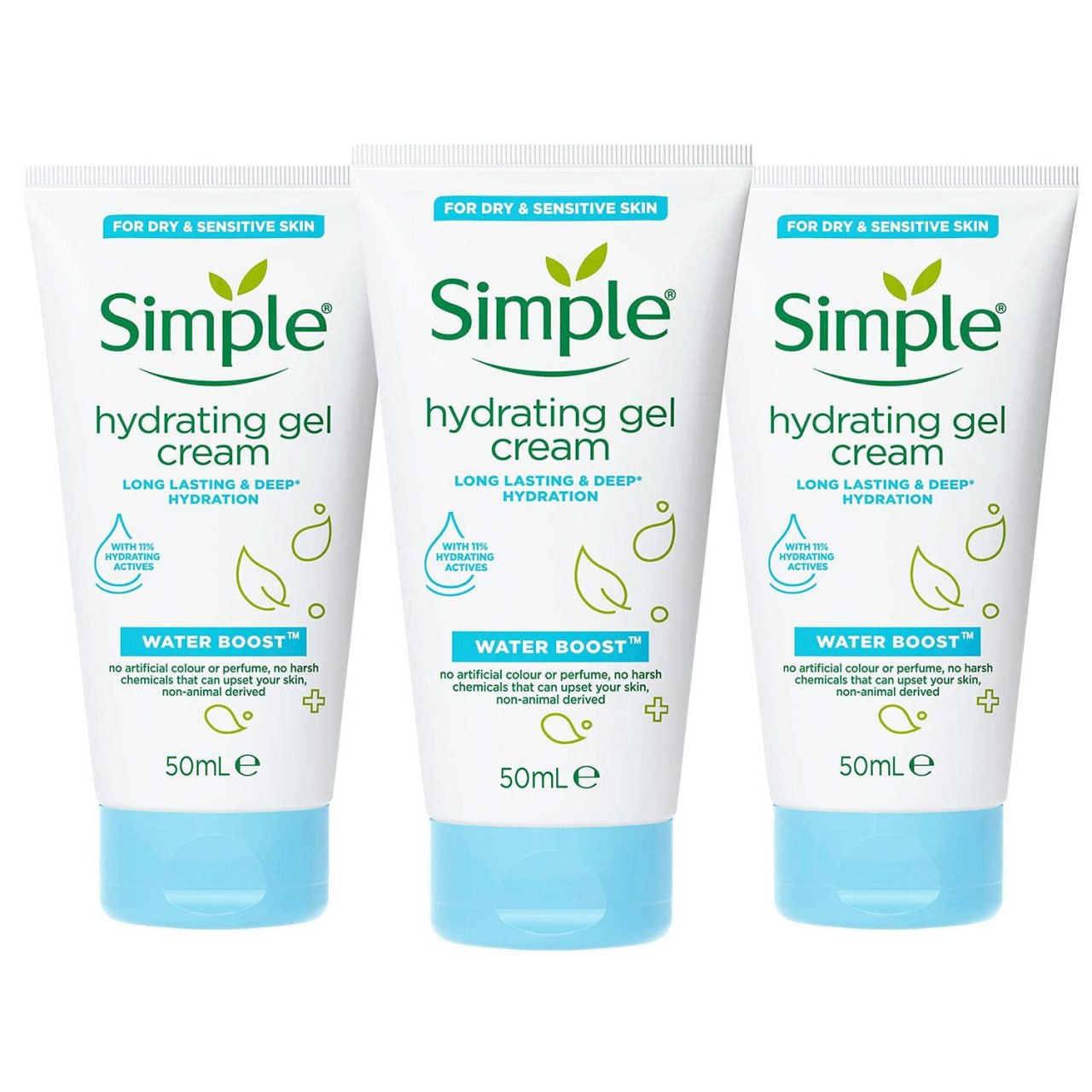 Simple Water Boost Hydrating Gel Cream - 50 ml. 