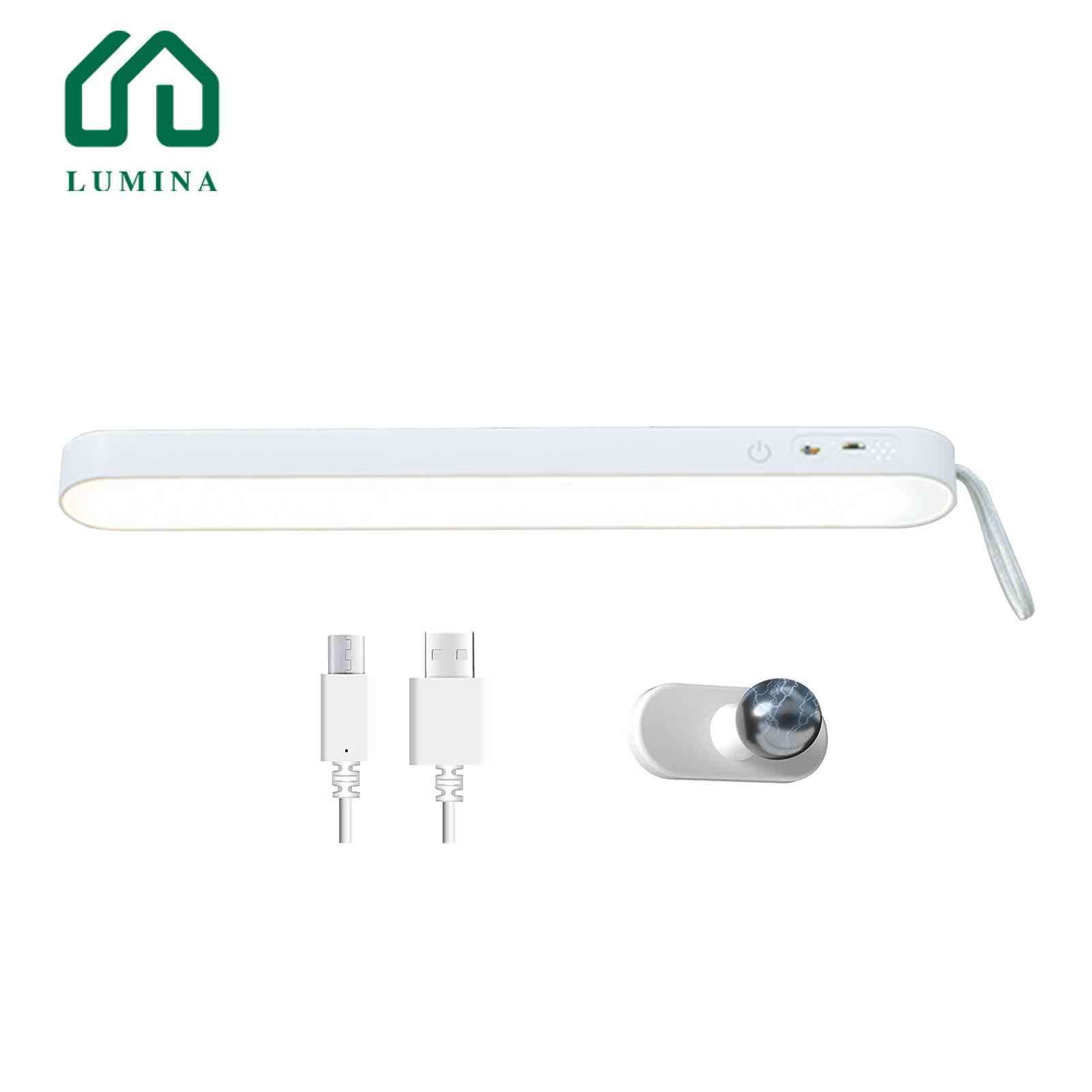 Lumina Wireless Vanity Light Super Bright Dimmable Usb Rechargeable Led Vanity Light for Bathroom Makeup Mirror Light. 