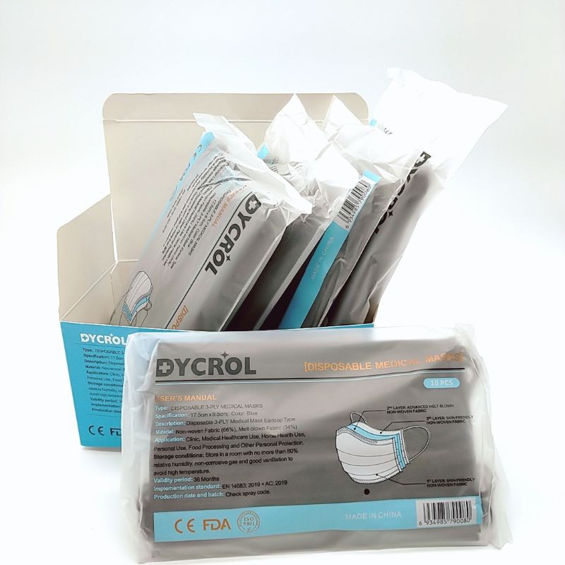 dycrol disposable face mask