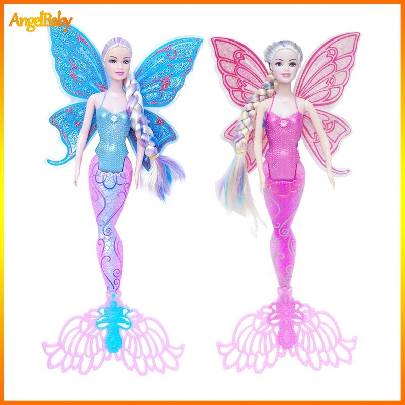AngelBaby Mermaid Princess Flying Fairy with Wings Gift Doll