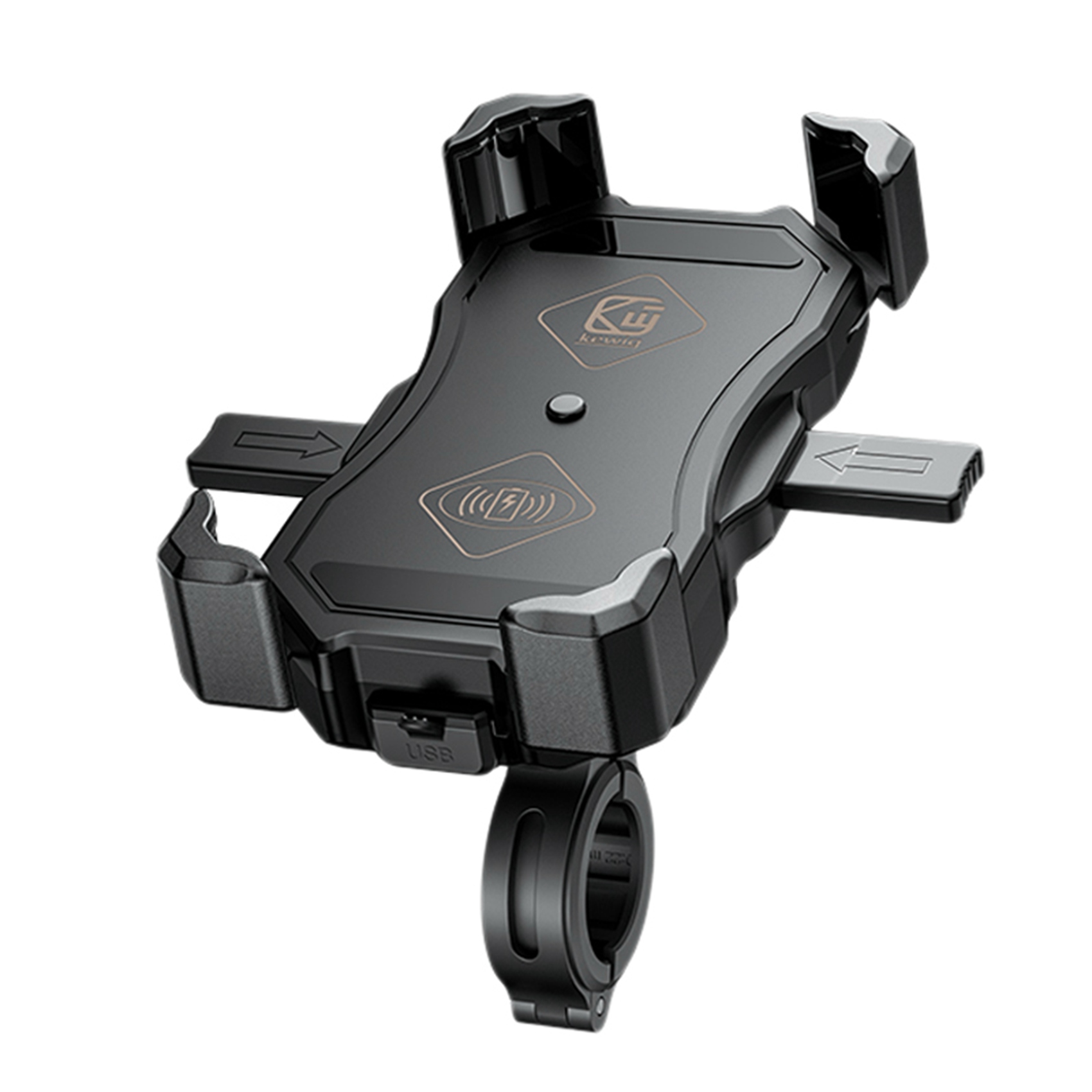 2X Motorcycle Wireless Charger Phone Holder Fast Charge Cell Phone Mount Phones