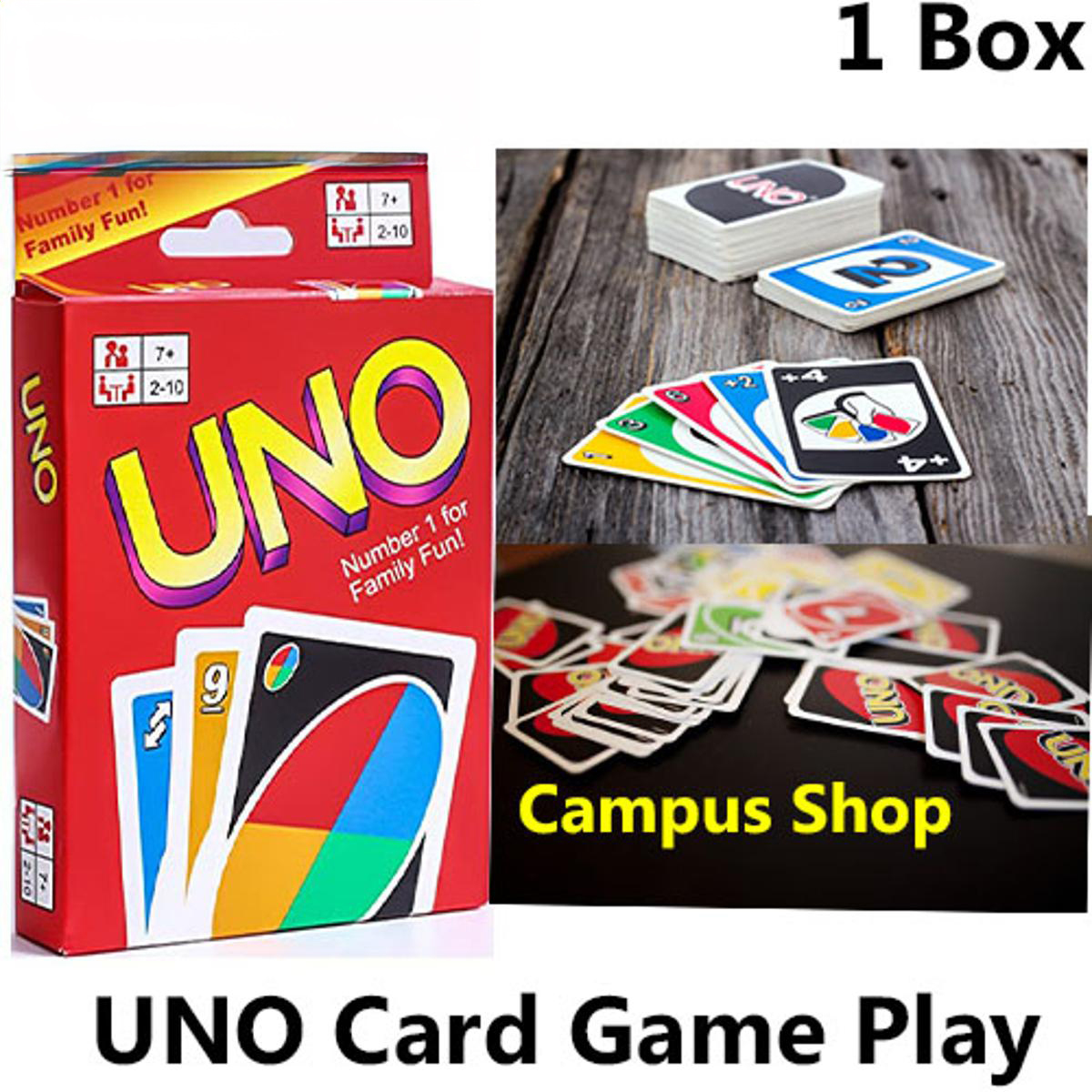 UNO Card Game Play-1pcs - Multicolor. 