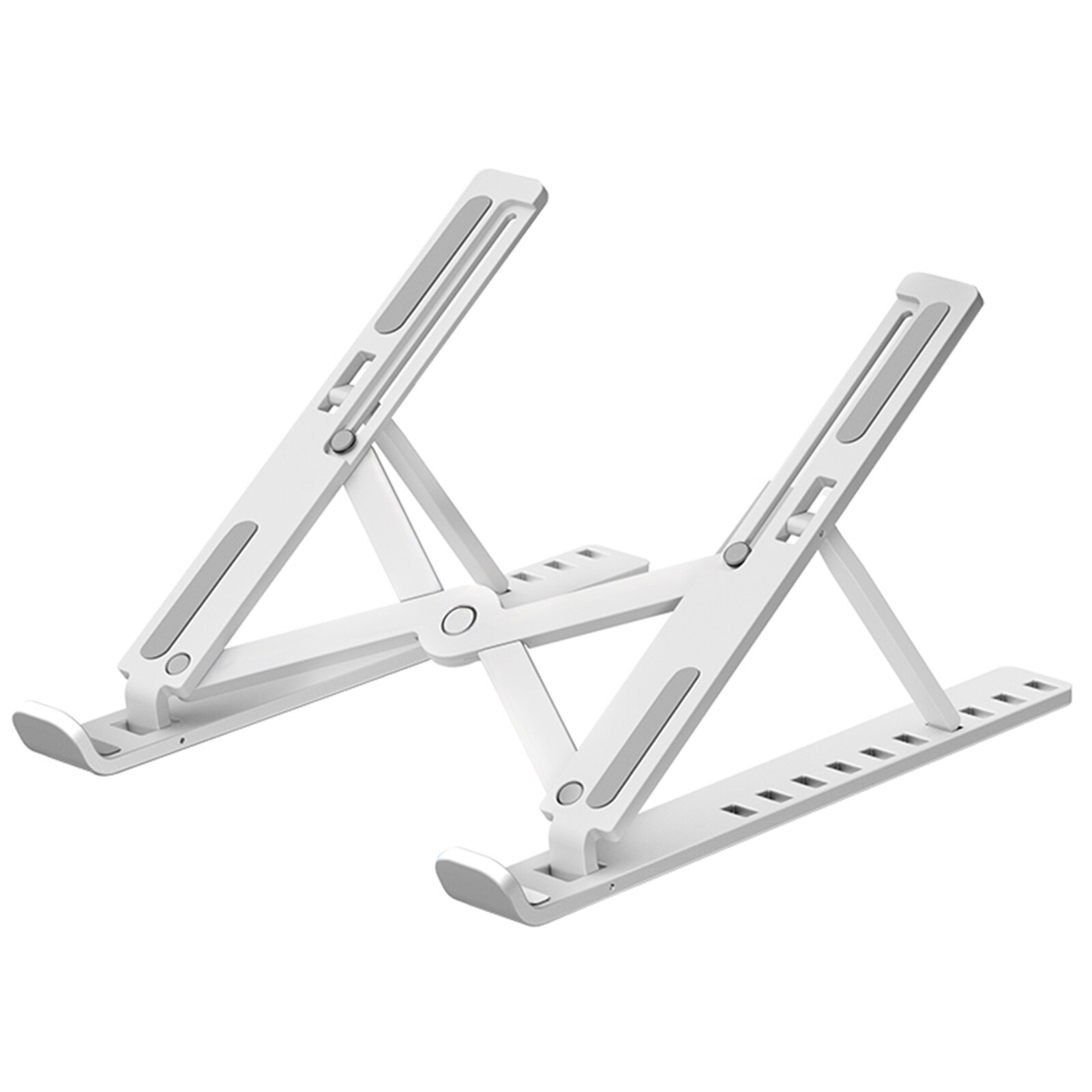 HXSJ La-ptop Stand Ultra-thin Notebook Support Holder 10-Level Adjustable Height Foldable ComputerStand Support Holder for La-ptop PC. 