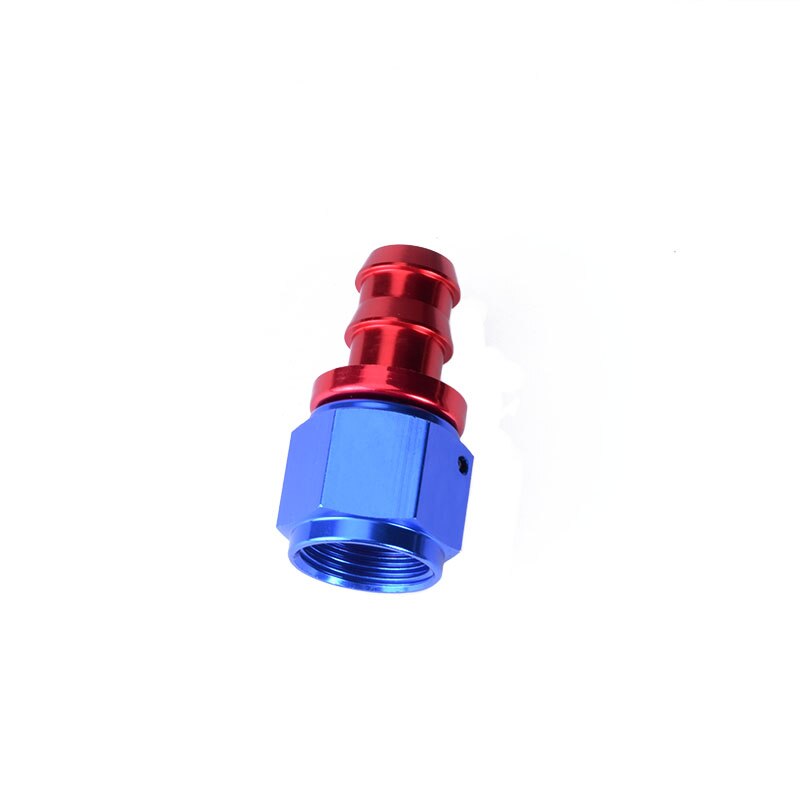ESPEEDER AN4 Push-On Hose End Anoized Aluminum Straight Oil Cooler Hose Fitting Reusable Hose End  Adapter Puch Lock Hose Ends. 