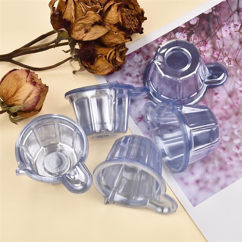 10Pcs/Set 40Ml Disposable Liquid Cup Plastic Measuring Cups Used For Liquid Measuring Mixing Container Cups. 