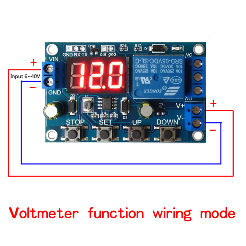 DC 6-40V Battery Charger Discharger Board Undervoltage Overvoltage Protection Board Module Precision Auto Off Module Discharger. 