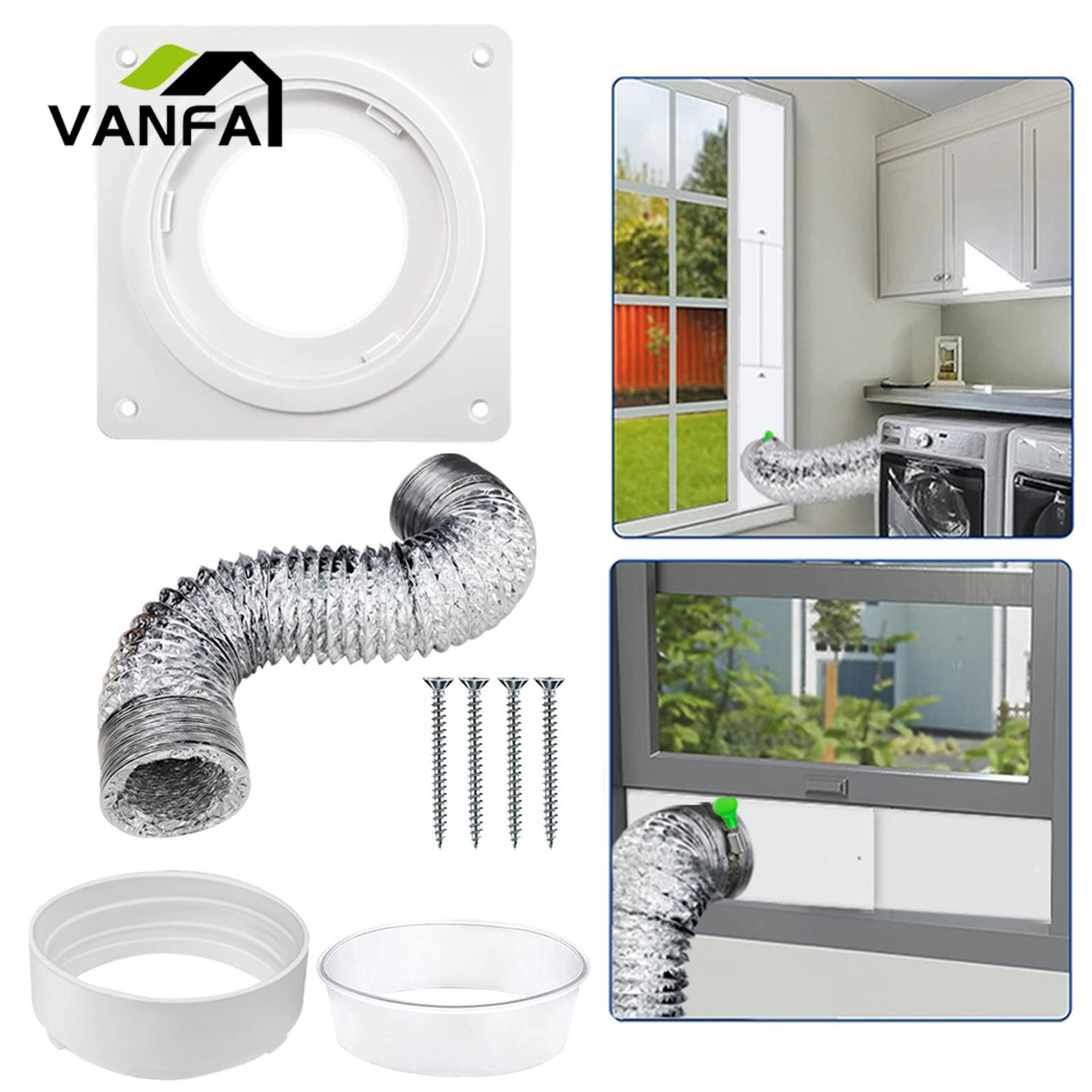 Adjustable Window Dryer Vent Panel Adjustable Window Dryer Vent Kit Quick Installation for Dryer Accessories