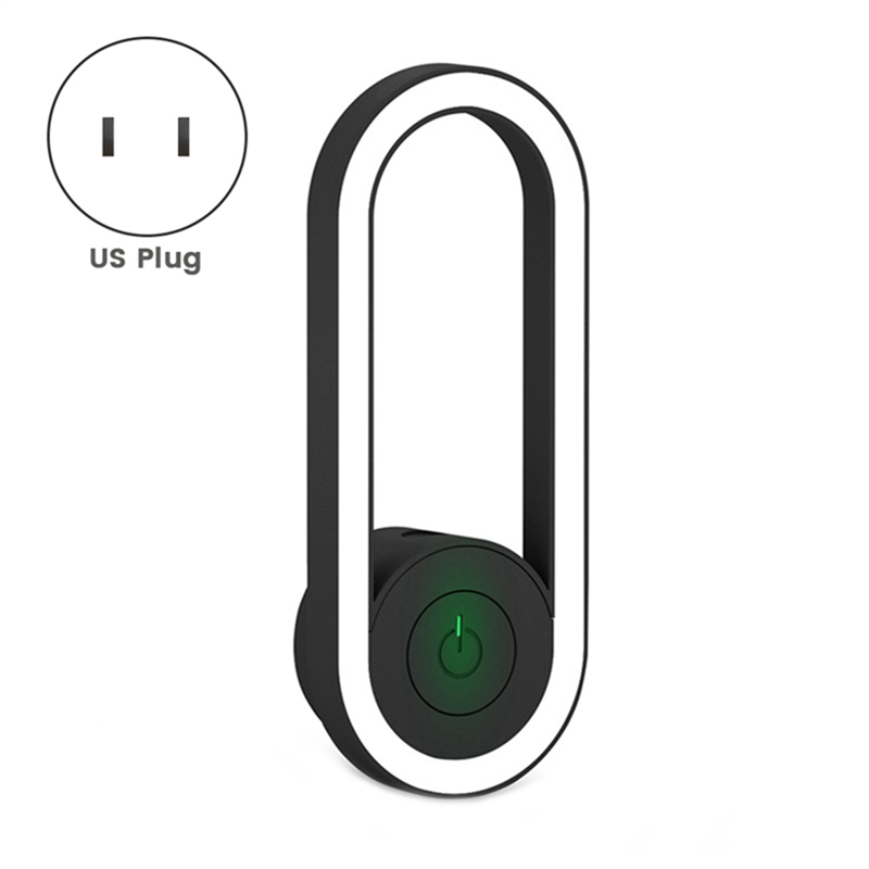 1 Pcs Ultrasonic Mosquito Repeller Electronic Mosquito Repeller Portable Insecticide US Plug Black. 