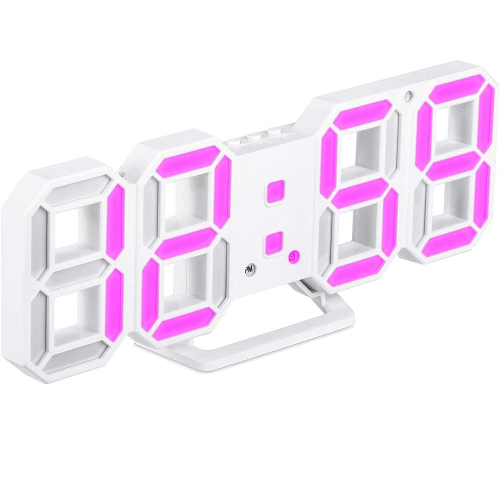 IHome TimeBoost Glow Color Changing Bluetooth Alarm Clock Speaker