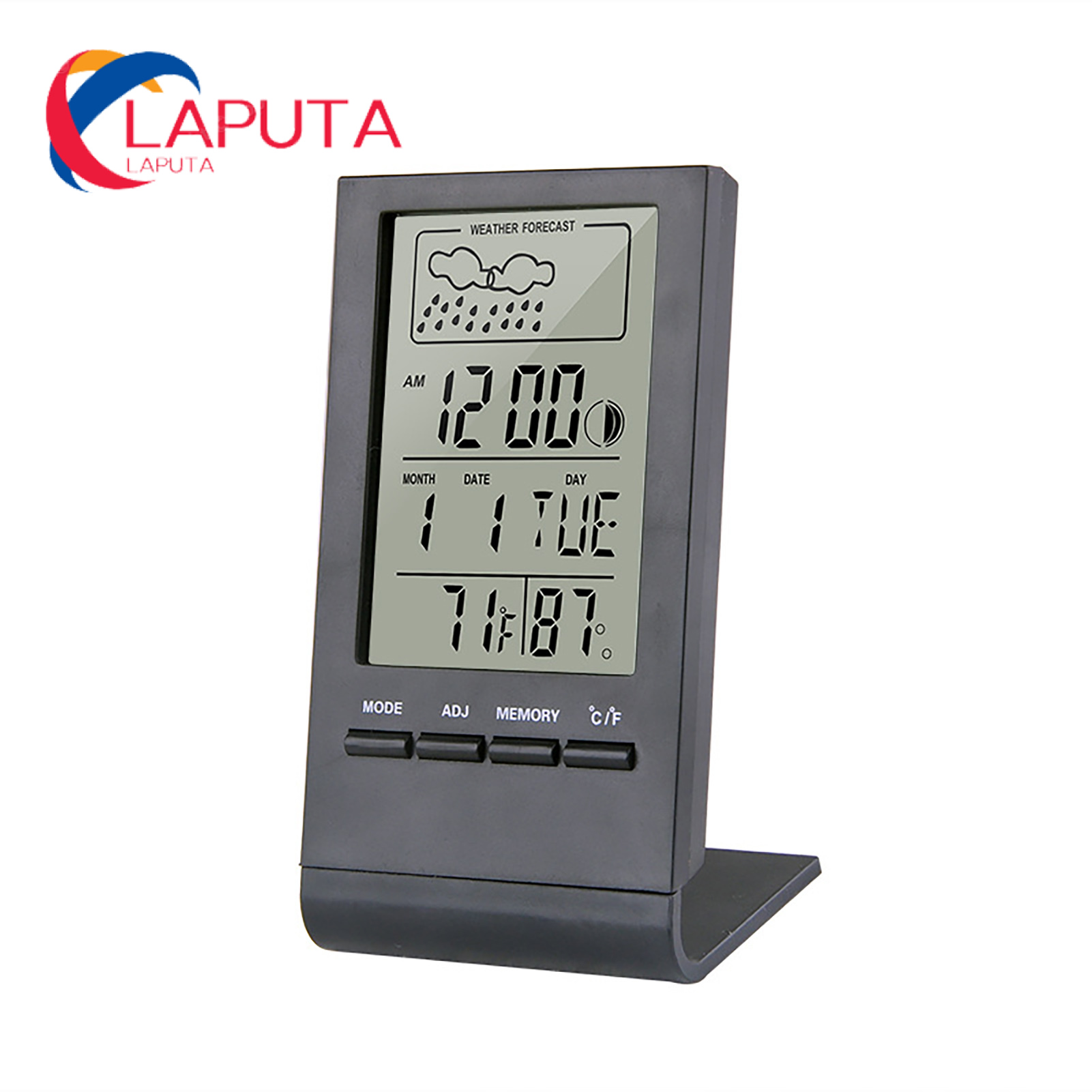 Digital Thermometer Large Screen High Precision ABS Indoor Temperature Humidity Meter for Weather Station. 