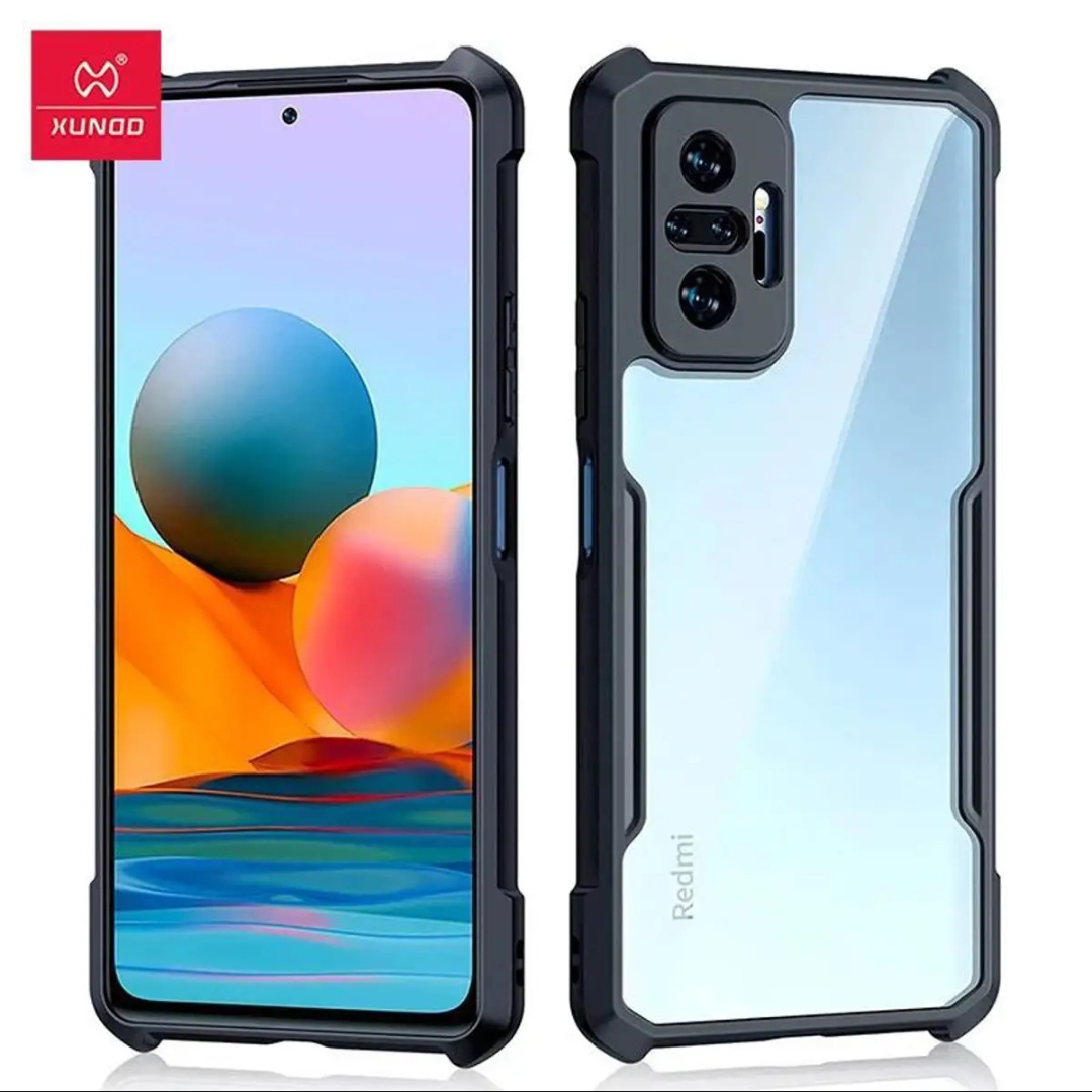 For XUNDD Case For Xiaomi Redmi Note 10/10S & Note 10 Pro/Pro Max - Shockproof Protective Armor Back Cover. 
