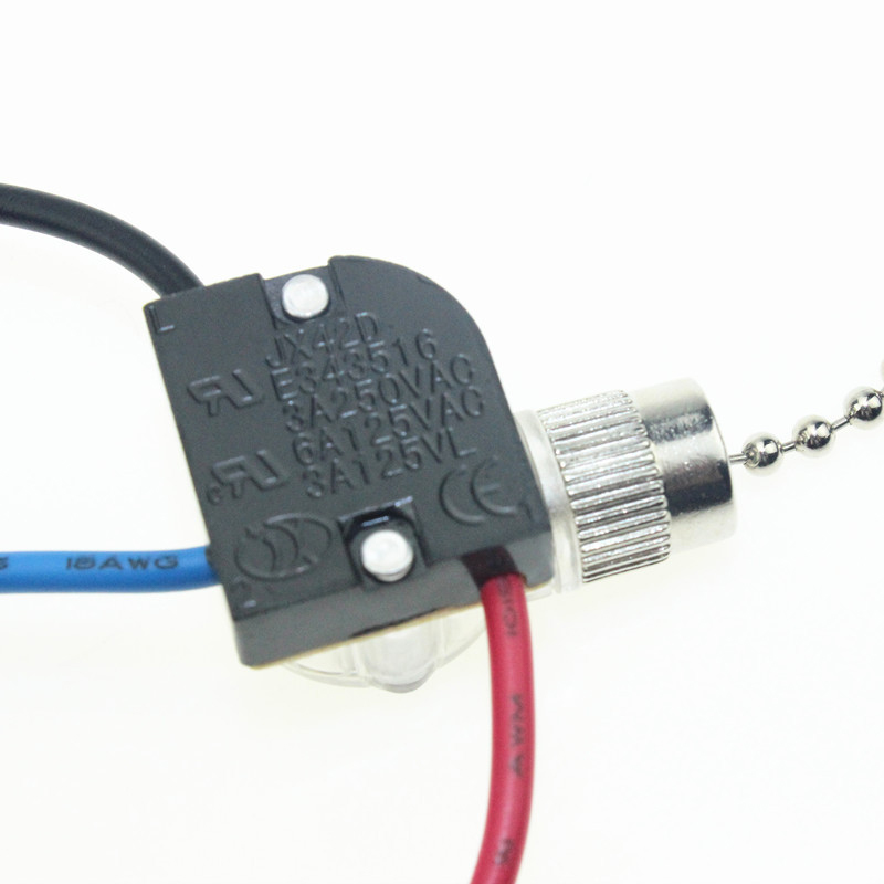 Replacement 3Wire Beads Chain Wall Light Fan Ceiling Switch Pull Cord String Demoo. 