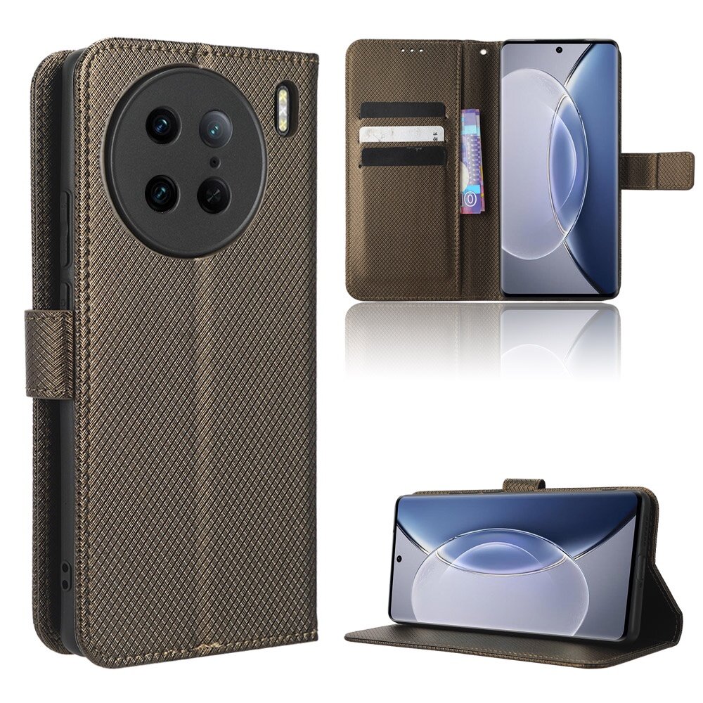 xprmy for VIVO X90 Casing Flip Phone Holder Stand Case Wallet PU Leather Back Cover
