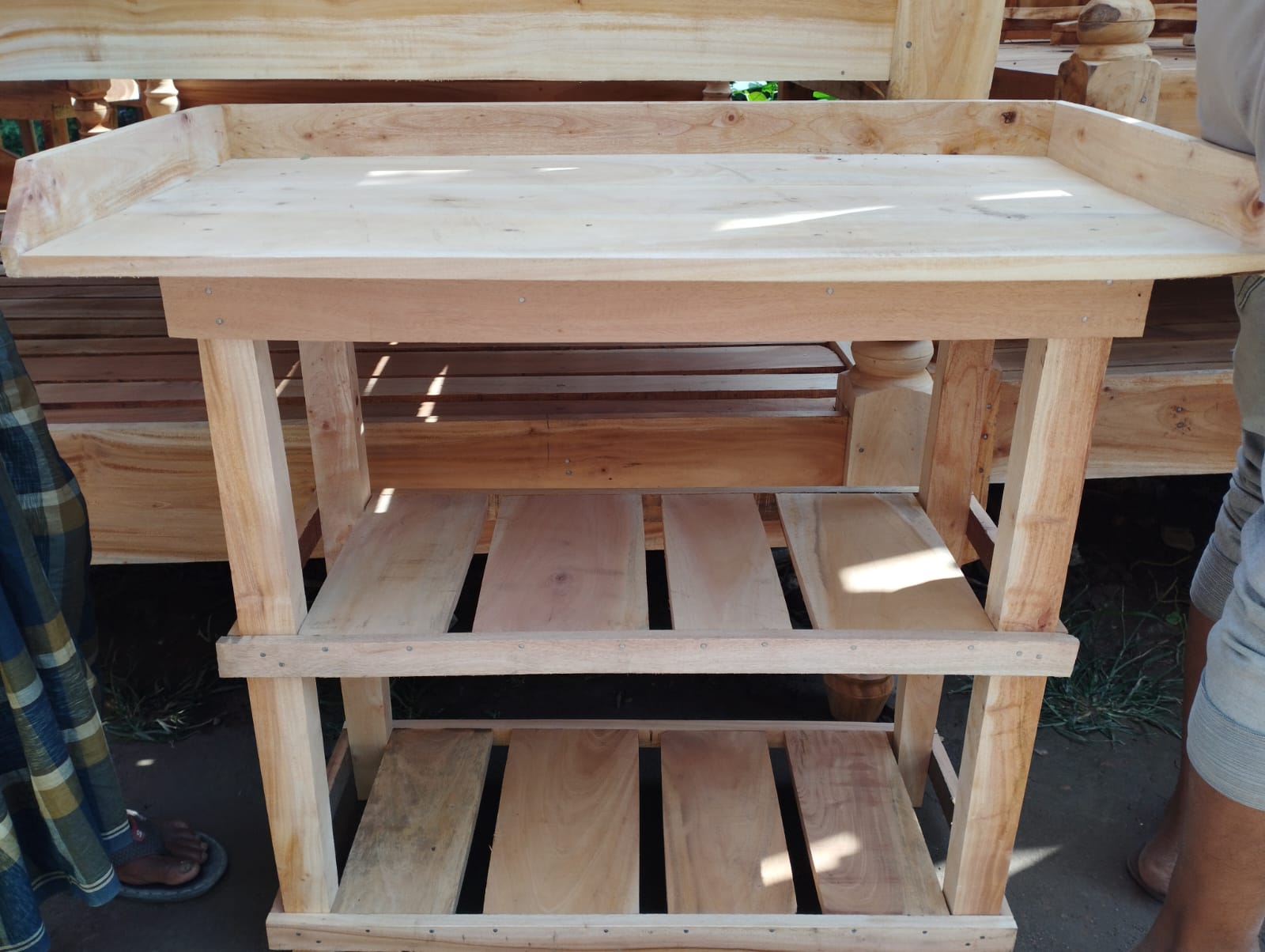 Wooden Gas burner table Kitchen Table / wodden gas stove table mehgony / Gas stove - Great to Have - Simple to Use And Suitable for you. 