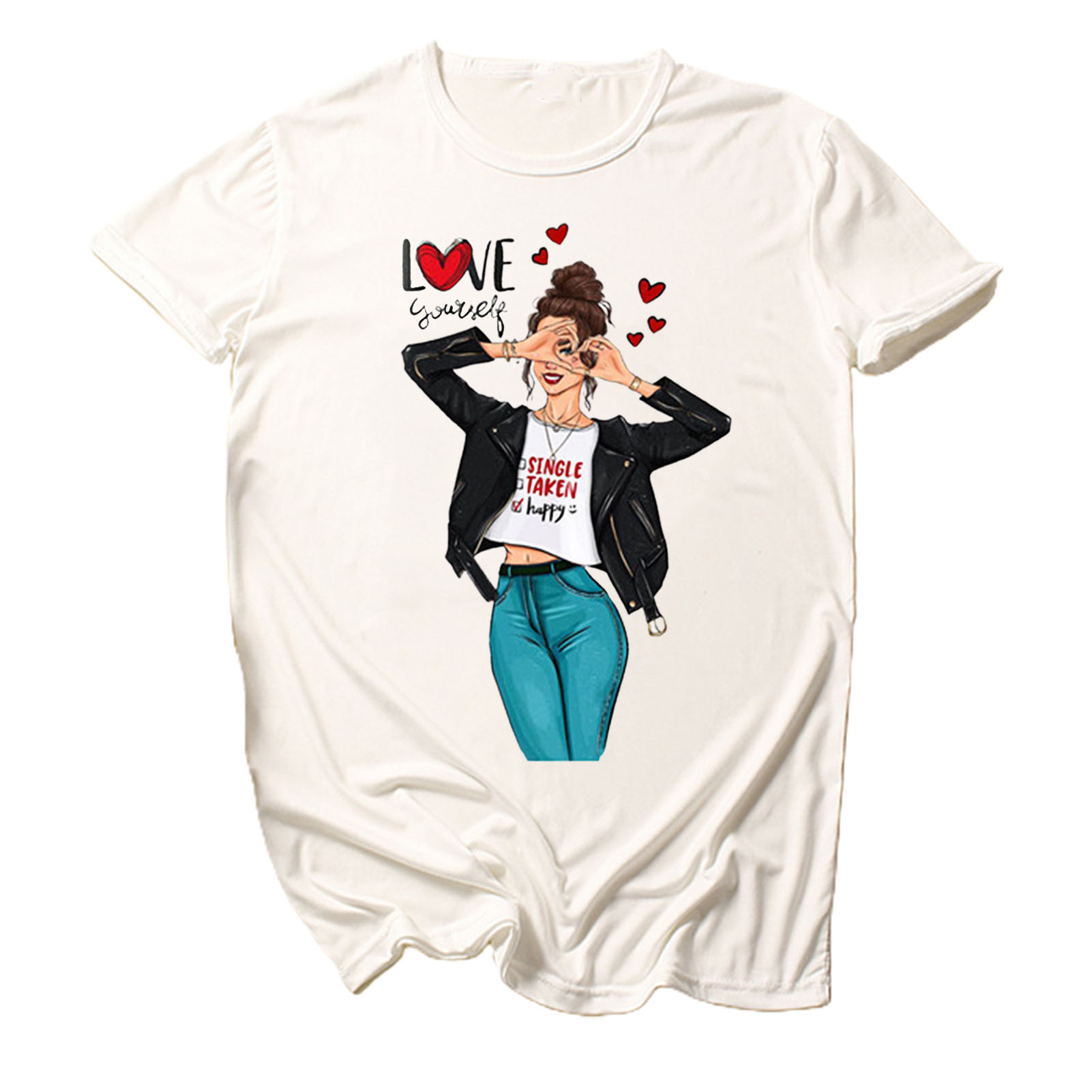 Pullover T-shirt Sweat Absorbing Casual 