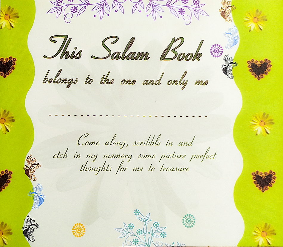 EXCLUSIVE SLAM BOOK: Inside Your Friends Can Write All Their Secrets. 