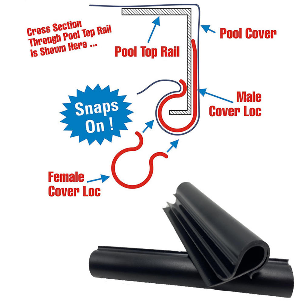 24 Pack Winter Pool Cover Clips for Above Ground Pools- 2 Shapes Pool Clips Pool Cover Clamps 4.7 inch Pool Wind Guard Clips Pool Black Securing Cover Clip for Swimming Pool with Metal Railing. 