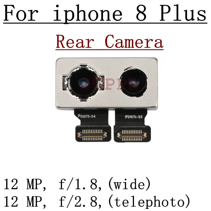 Rear Camera For iPhone X XS MAX XR 6 6G 6S 7 7G 8G 8 Plus SE 2020 2022 Original Test Back Main Camera Clear Focus, Clear Color. 