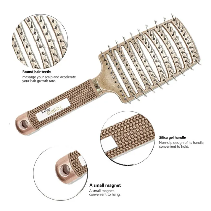 Hair Brush Detangling Hairbrush Fast Drying Hair Straight Barber Volume Comb Curved Anti Static Styling Tool: Buy Online at Best Prices in Bangladesh Hair Brush Detangling Hairbrush Fast Drying Hair Straight Barber Volume Comb Curved Anti Static Styling Tool: Buy Online at Best Prices in Bangladesh