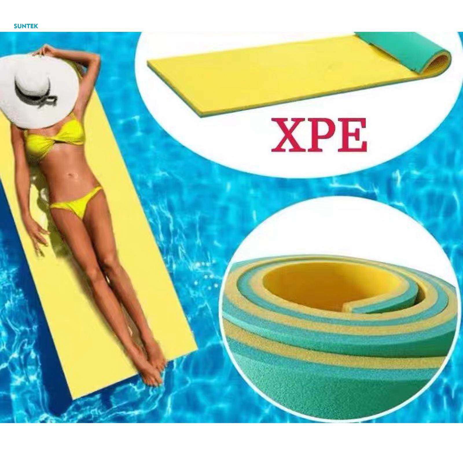 Water Float Mat Tear Resistant Roll up Mattress Pool Floats Mattress Float Mat Bed for Outdoor. 