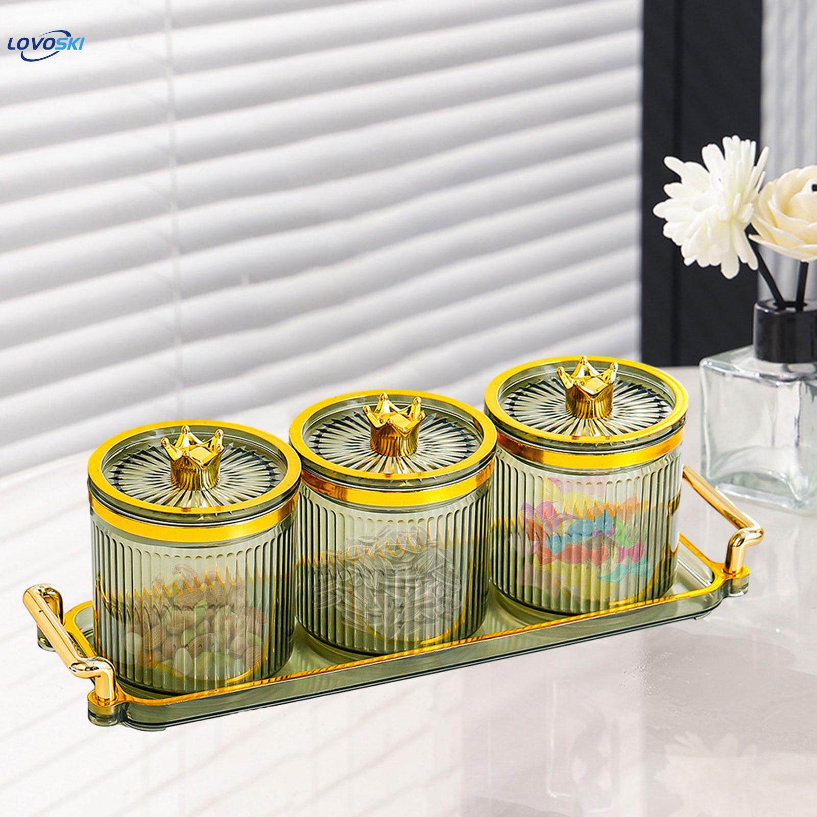 Dry Fruit Tray Multifunction Food Storage Container Appetizer Serving Tray. 