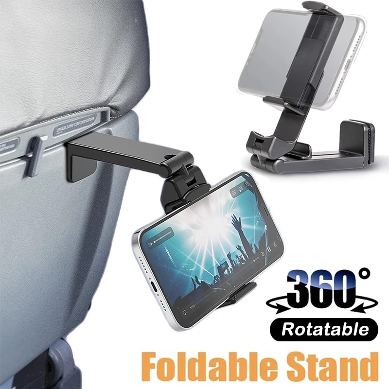 Airplane Train Seat Travel Phone Stand Multifunctional Foldable Holder Smart Mobile Support Ipad Phone Holder Portable Bracket