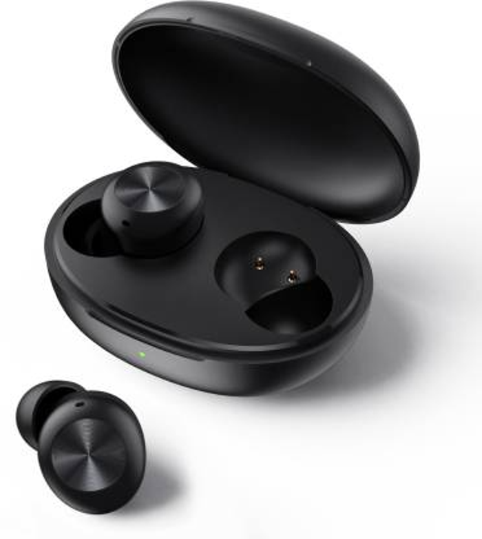 DIZO GoPods D(by realme Techlife) True Wireless in Earbuds with Enviornment Noise Cancellation - Black