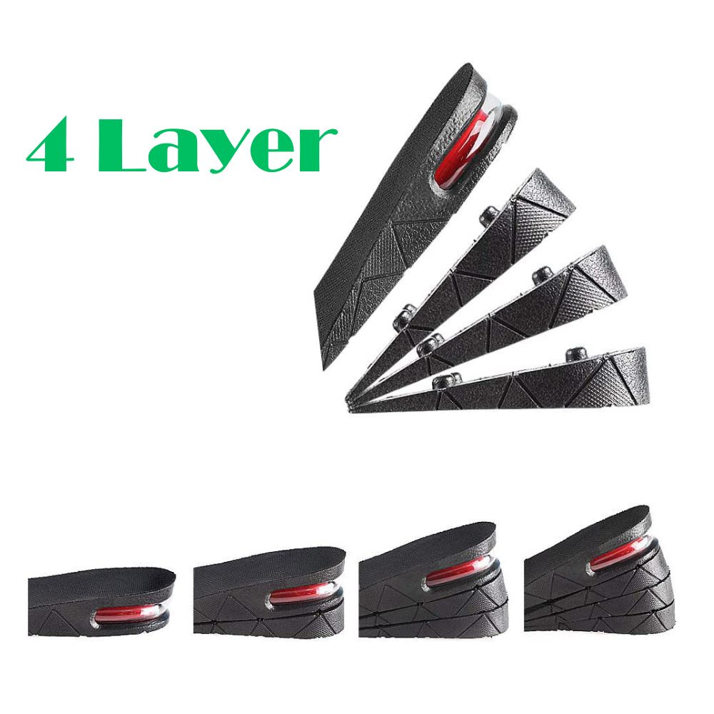 Height Increase Shoe Insole 4 layer 3 Inch for Men. 