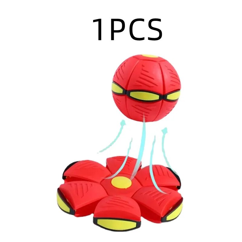 Pet Flying Saucer Ball Magic Outdoor Throw Disc Ball for Kids and Dog Interactive Pet Training Sports Game Supplies UFO Pets Toy
